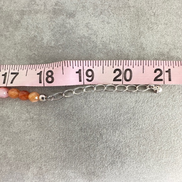 Jay King Carnelian Agate Faucted Beaded Necklace - Picture 5 of 6